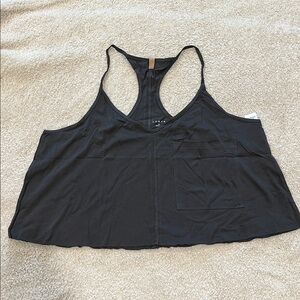 NEW Lunya Organic Pima Racer Tank Gray Size Medium